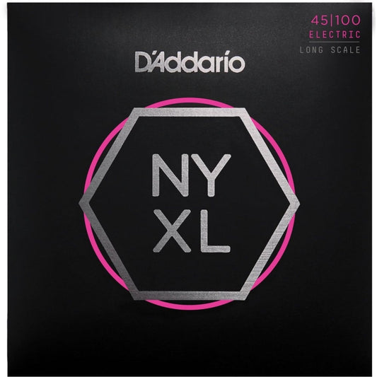 D’Addario NYXL45100 Long Scale Bass Set Regular Light 45-100