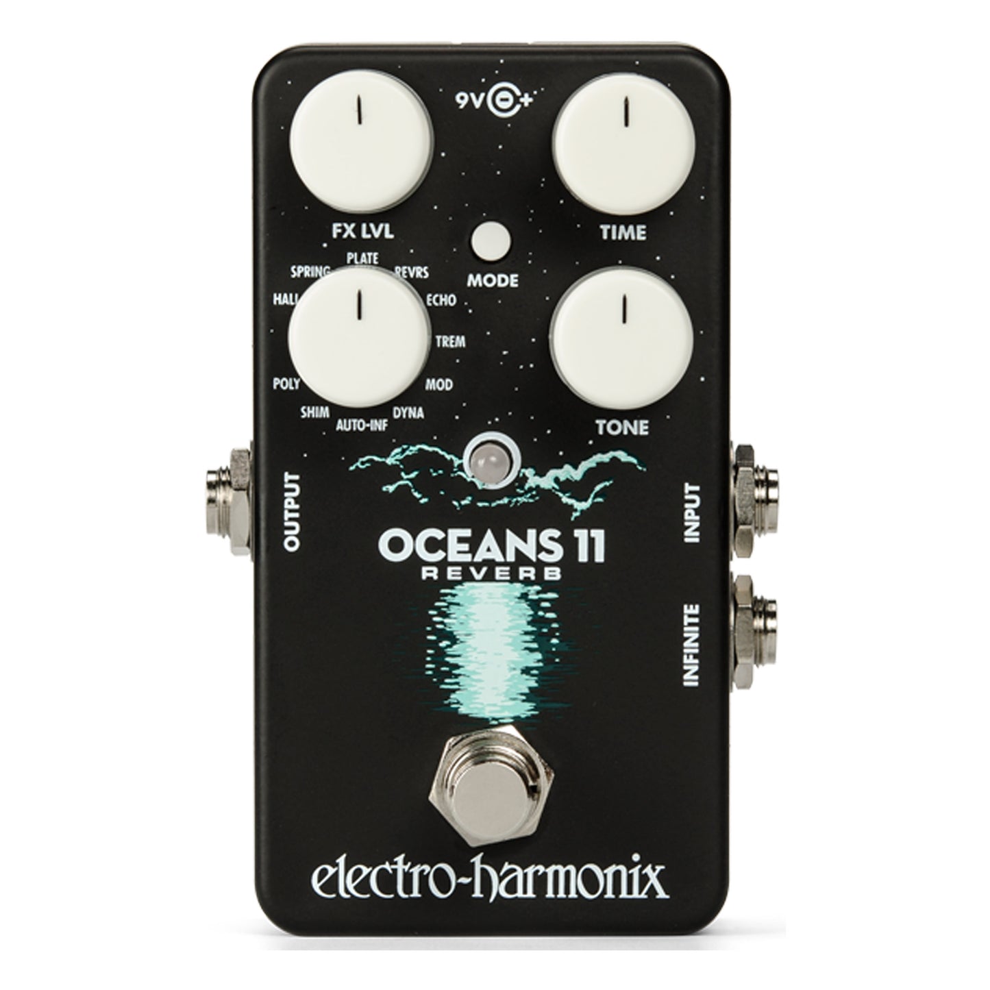 Electro Harmonix Oceans 11 Multifunction Digital Reverb Effects Pedal
