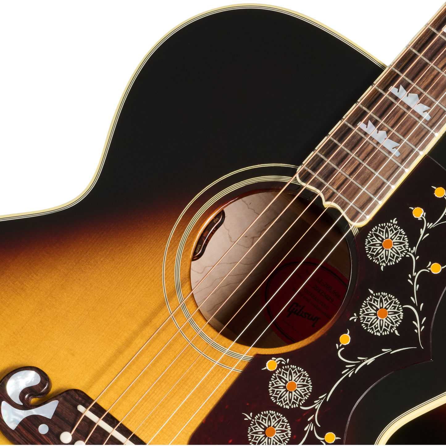 Gibson SJ-200 60s Original Acoustic Electric Guitar - Vintage Sunburst