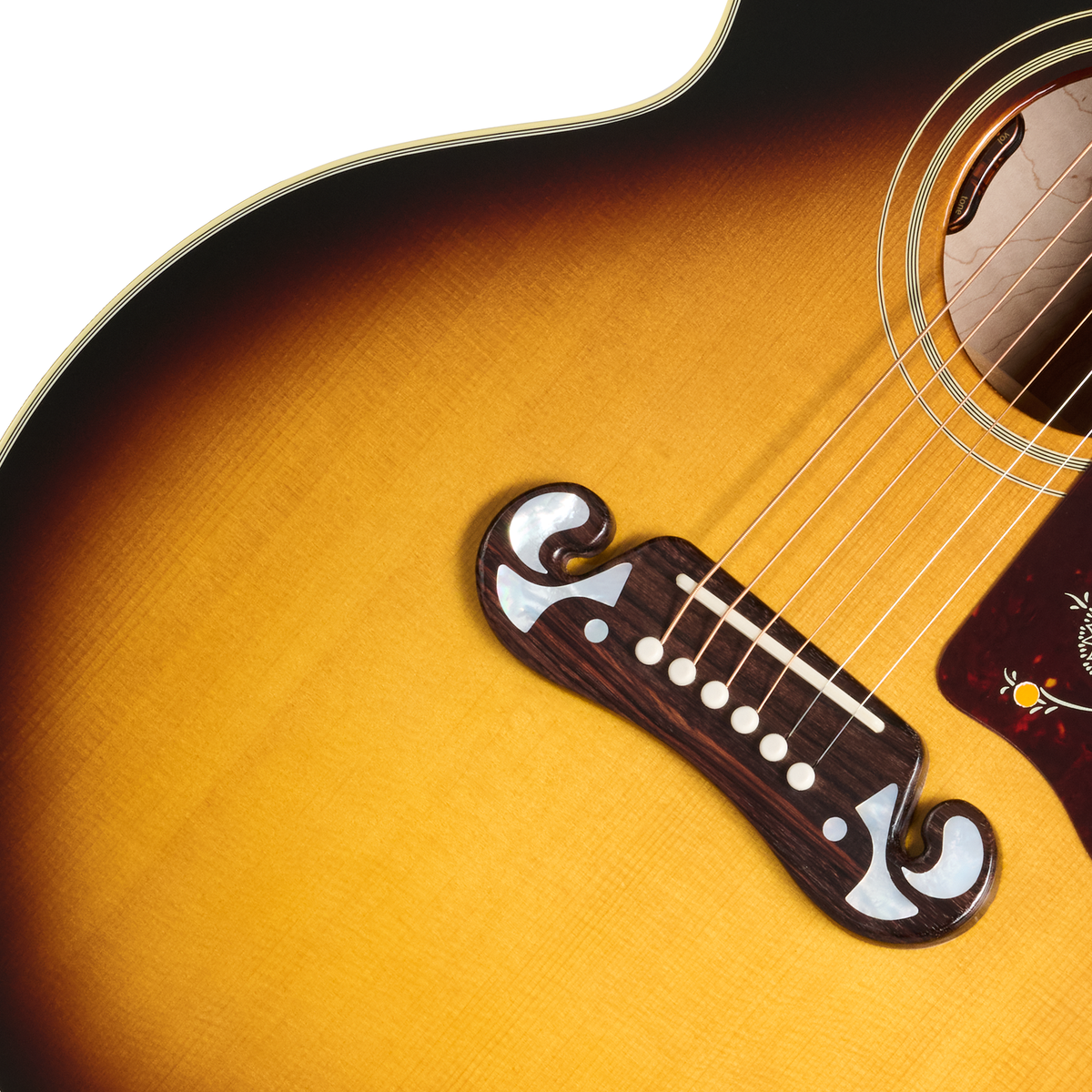 Gibson SJ-200 60s Original with HiFi DNA Acoustic Electric Guitar - Vintage Sunburst