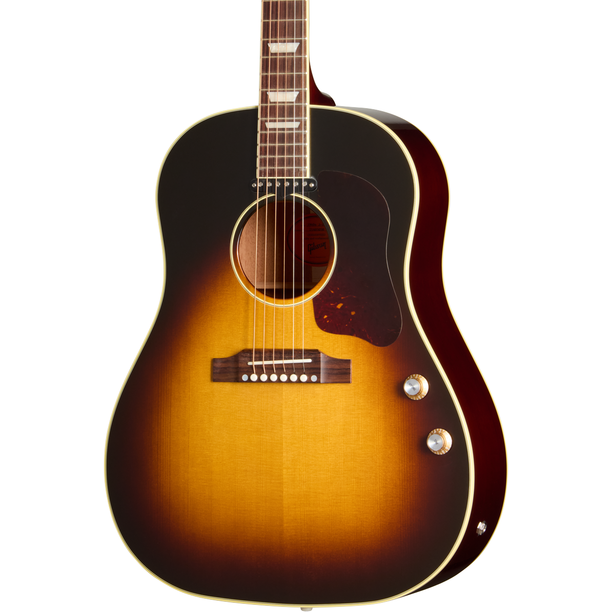 Gibson J-160E Original Acoustic Electric Guitar - Vintage Sunburst