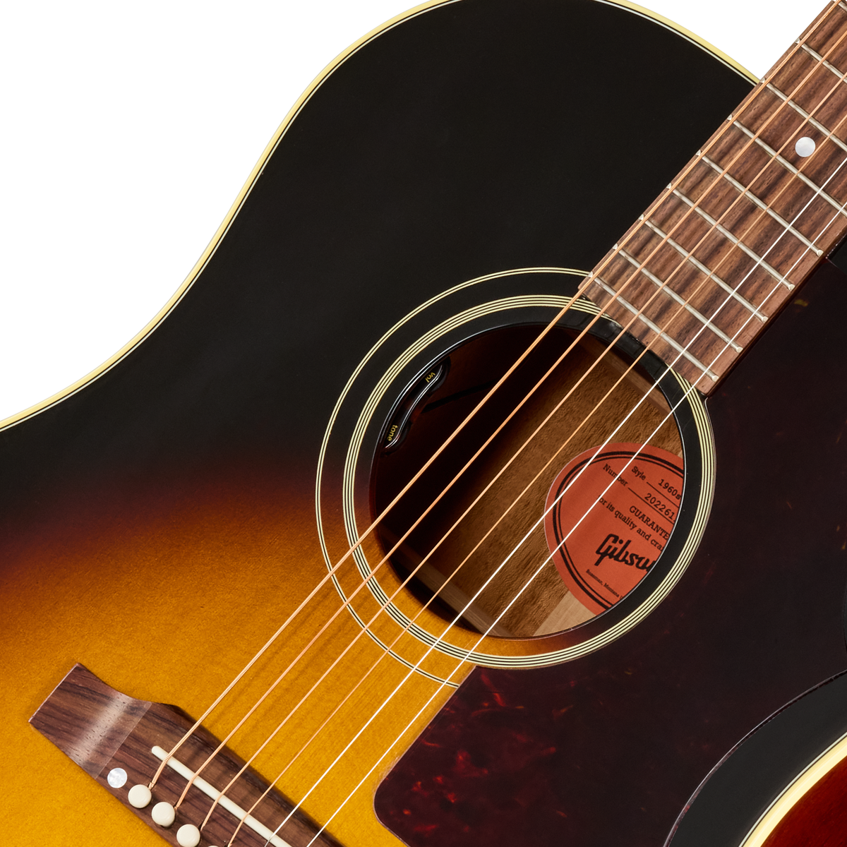 Gibson J-45 60s Original Acoustic Electric Guitar with Fixed Bridge - Vintage Sunburst