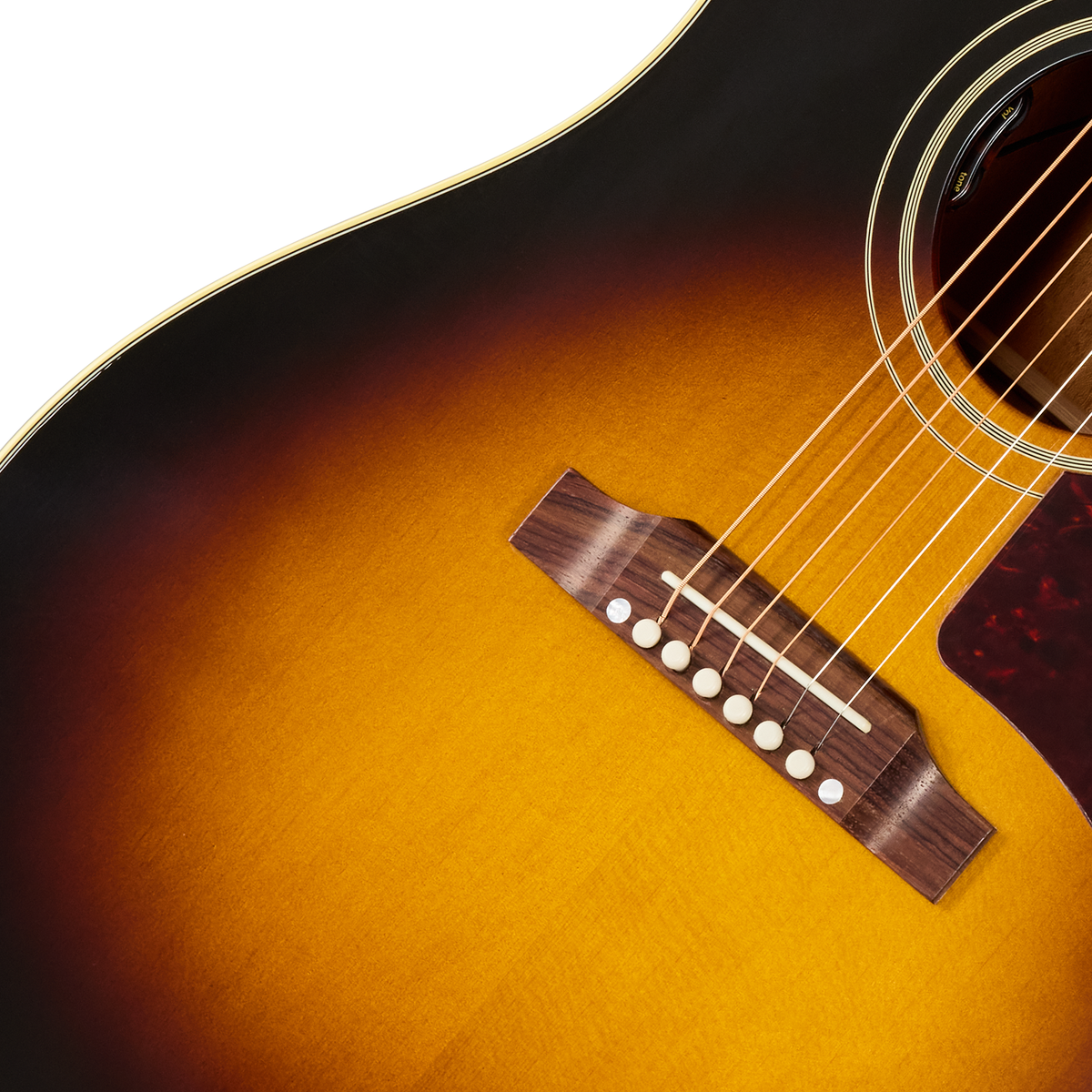 Gibson J-45 60s Original Acoustic Electric Guitar with Fixed Bridge - Vintage Sunburst