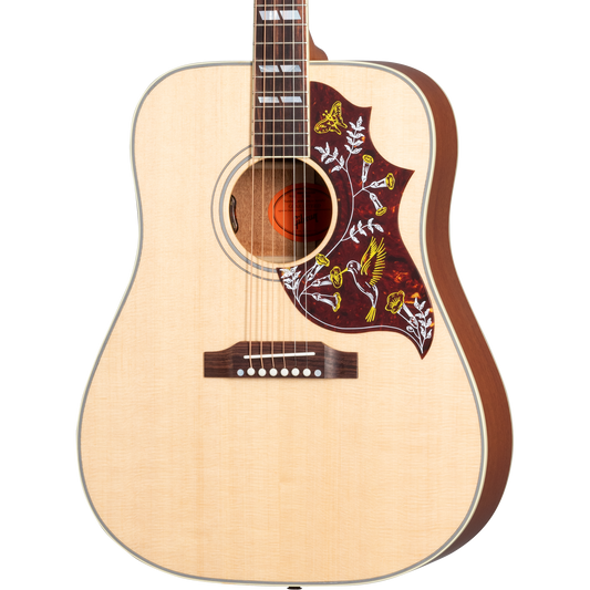 Gibson Hummingbird Faded Acoustic Electric Guitar, Antique Natural