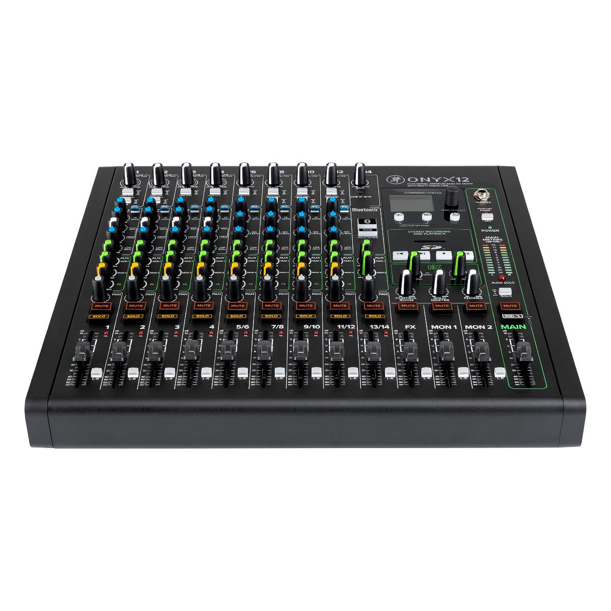 Mackie Onyx12 12-Channel Premium Analog Mixer with Multi-Track USB