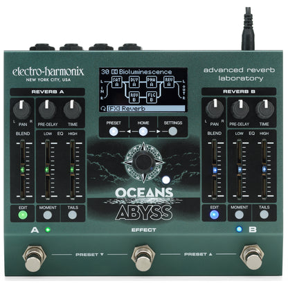 Electro Harmonix OCEANS ABYSS Advanced Reverb Laboratory