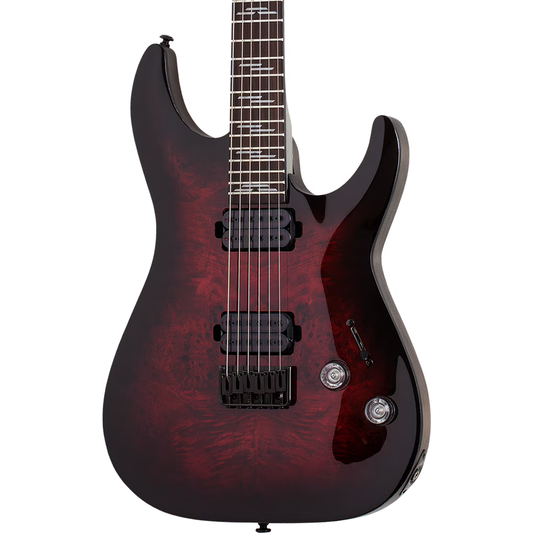 Schecter Omen Elite-6 Electric Guitar - Black Cherry Burst