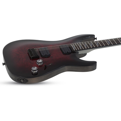 Schecter Omen Elite-6 Electric Guitar - Black Cherry Burst