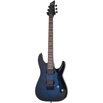 Schecter Omen Elite-6 Electric Guitar - See Thru Blue Burst