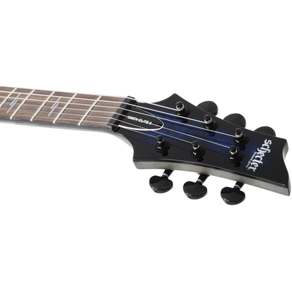 Schecter Omen Elite-6 Electric Guitar - See Thru Blue Burst
