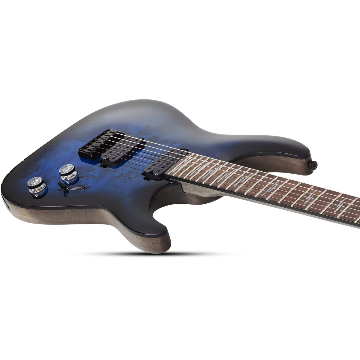Schecter Omen Elite-6 Electric Guitar - See Thru Blue Burst
