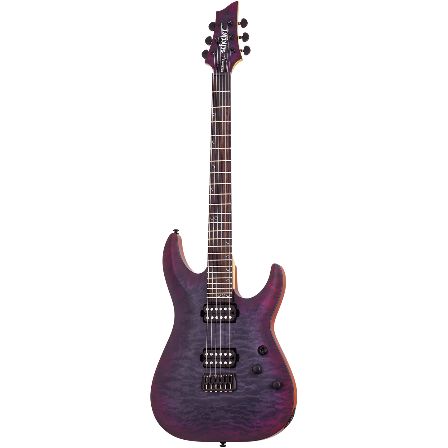 Schecter Omen Extreme-II Quilted Maple Top Electric Guitar - Nocturne Shadow
