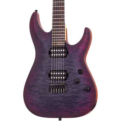 Schecter Omen Extreme-II Quilted Maple Top Electric Guitar - Nocturne Shadow
