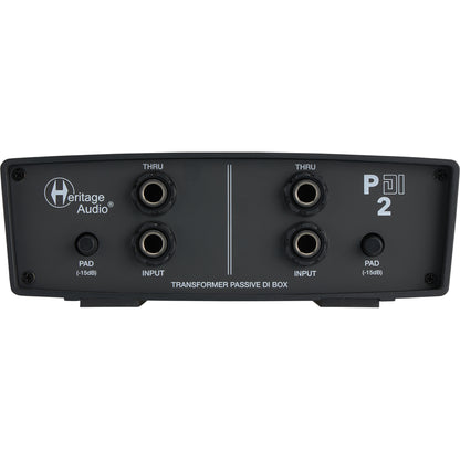 Heritage Audio P DI Two - Passive Dual-Channel DI Box