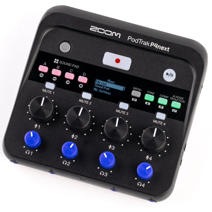 Zoom PodTrak P4next Podcast Recorder