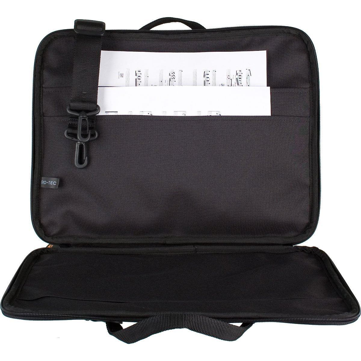 Protec Music Portfolio Bag with Shoulder Strap in Black