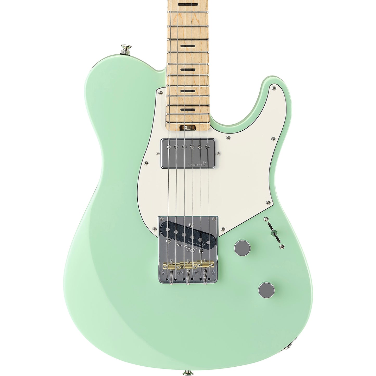 Yamaha PACS+11S Pacifica Standard Plus Electric Guitar - Maple Fingerboard, Peppermint Green