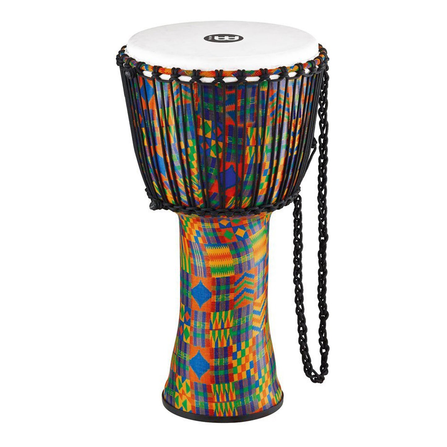 Meinl Rope Tuned Djembe with Synthetic Shell and Head 12" Kenyan Quilt