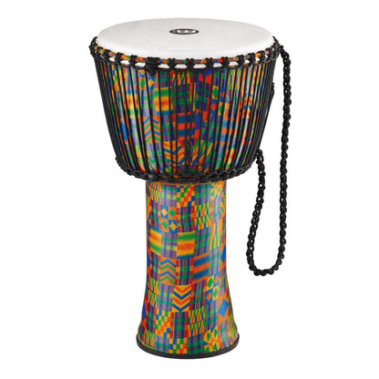 Meinl Rope Tuned Djembe with Synthetic Shell and Head 14" Kenyan Quilt