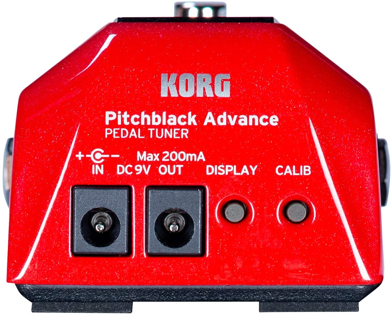 Korg Pitchblack Advance Pedal Tuner - Limited Edition Metallic Red