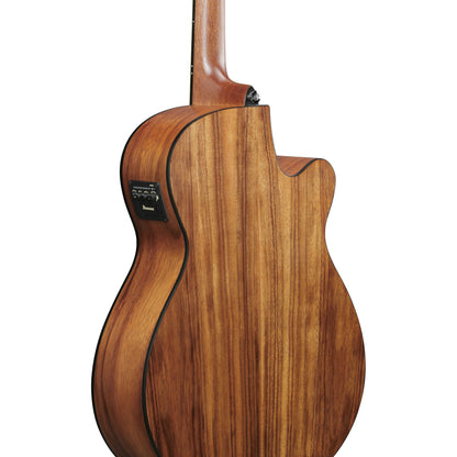 Ibanez PC50WSLCE PC Left Handed Acoustic Electric Guitar - Open Pore Brown