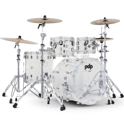 Pacific Drums & Percussion Concept Acrylic 4-Piece Shell Kit