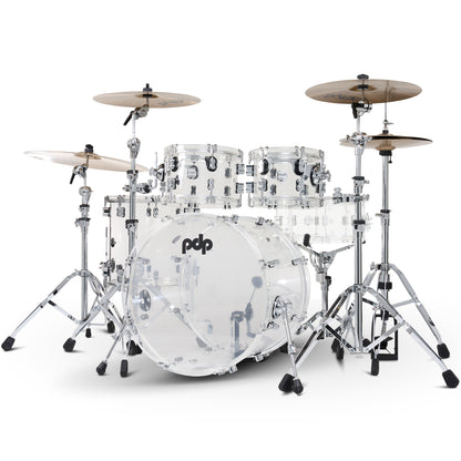 Pacific Drums & Percussion Concept Acrylic 4-Piece Shell Kit
