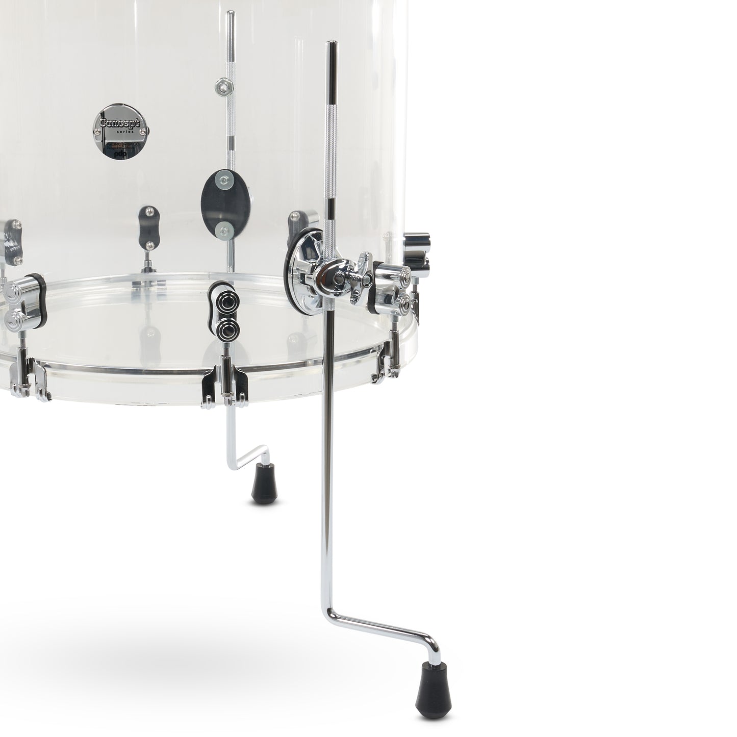 Pacific Drums & Percussion Concept Acrylic 4-Piece Shell Kit