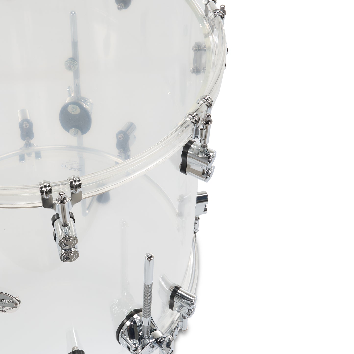 Pacific Drums & Percussion Concept Acrylic 4-Piece Shell Kit