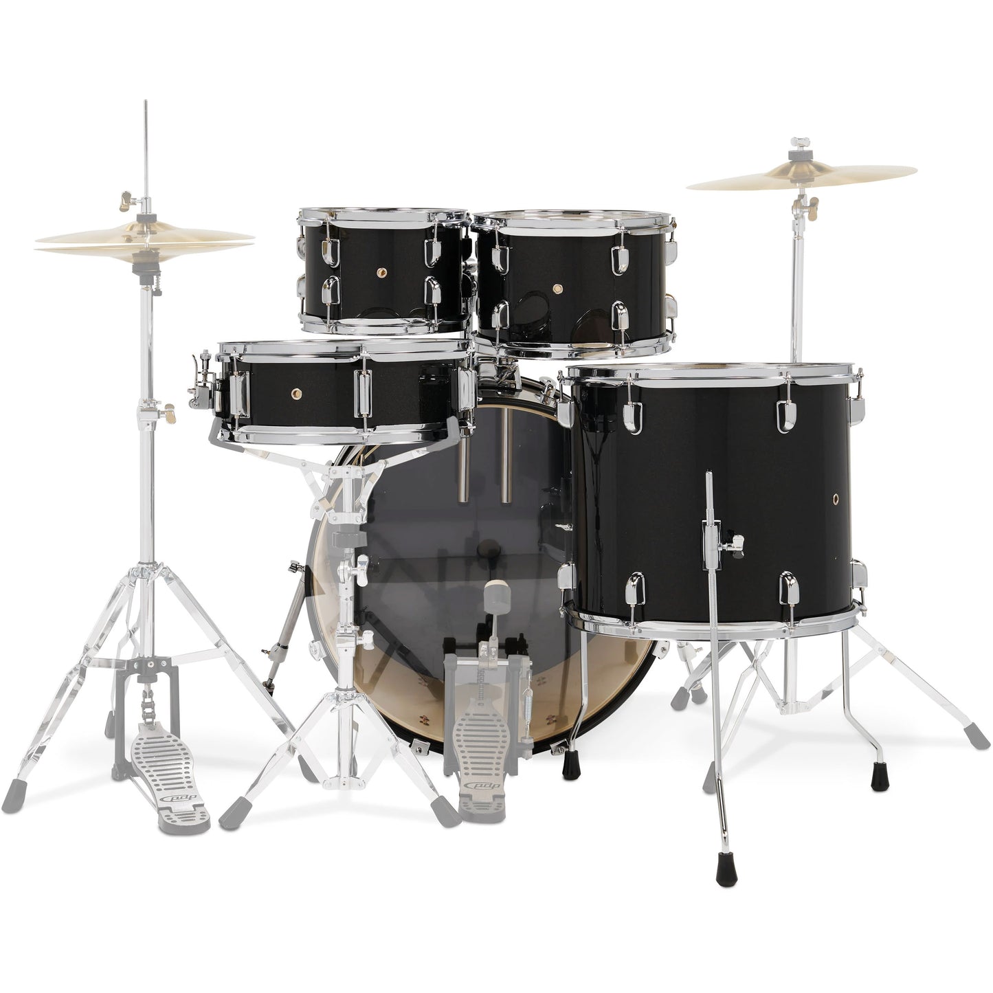 Pacific Drums & Percussion CENTERstage 5-Piece Shell Pack - Black Sparkle