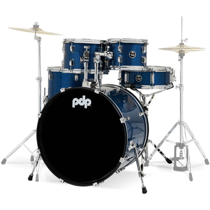 Pacific Drums & Percussion CENTERstage 5-Piece Shell Pack - Royal Blue Sparkle