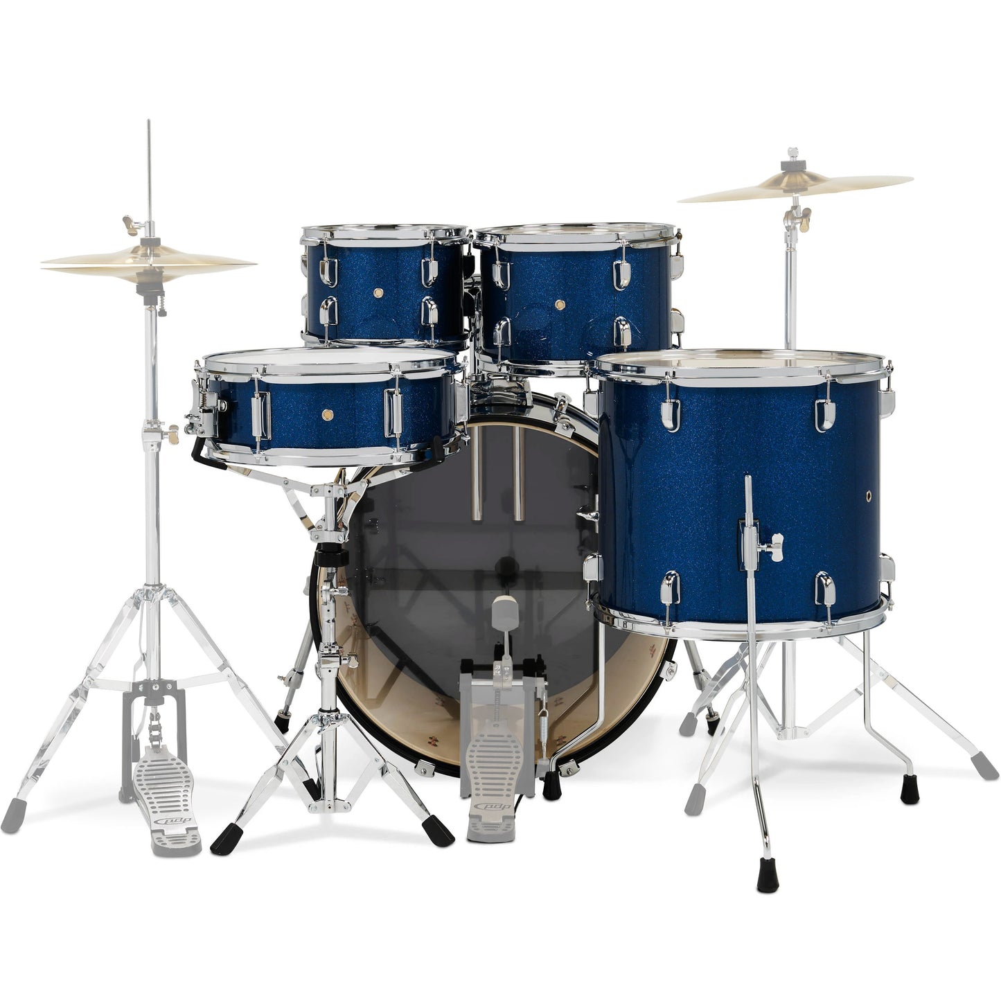 Pacific Drums & Percussion CENTERstage 5-Piece Shell Pack - Royal Blue Sparkle