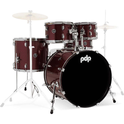 Pacific Drums & Percussion CENTERstage 5-Piece Shell Kit - Ruby Red Sparkle
