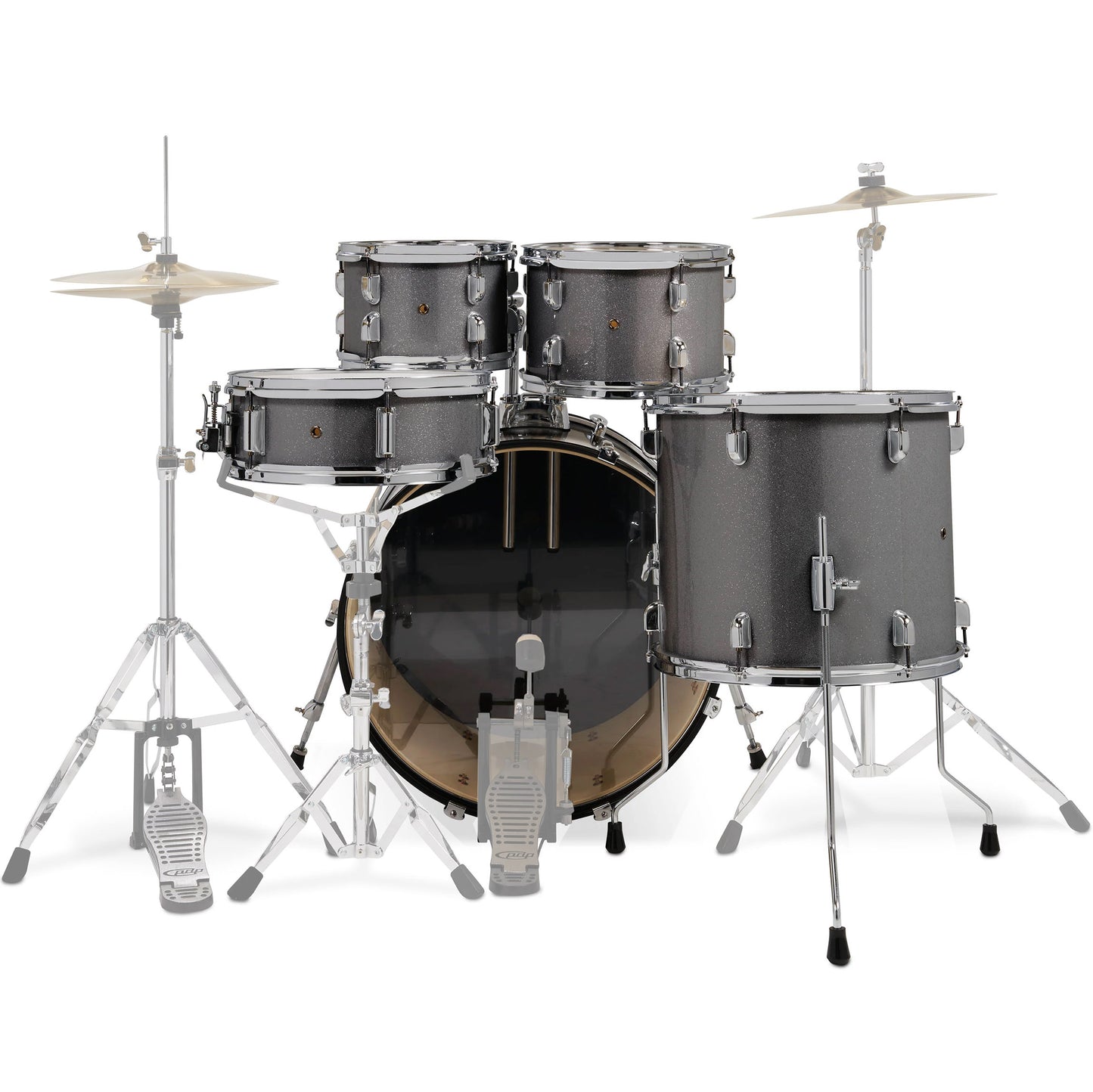 Pacific Drums & Percussion CENTERstage 5-Piece Shell Pack - Silver Sparkle
