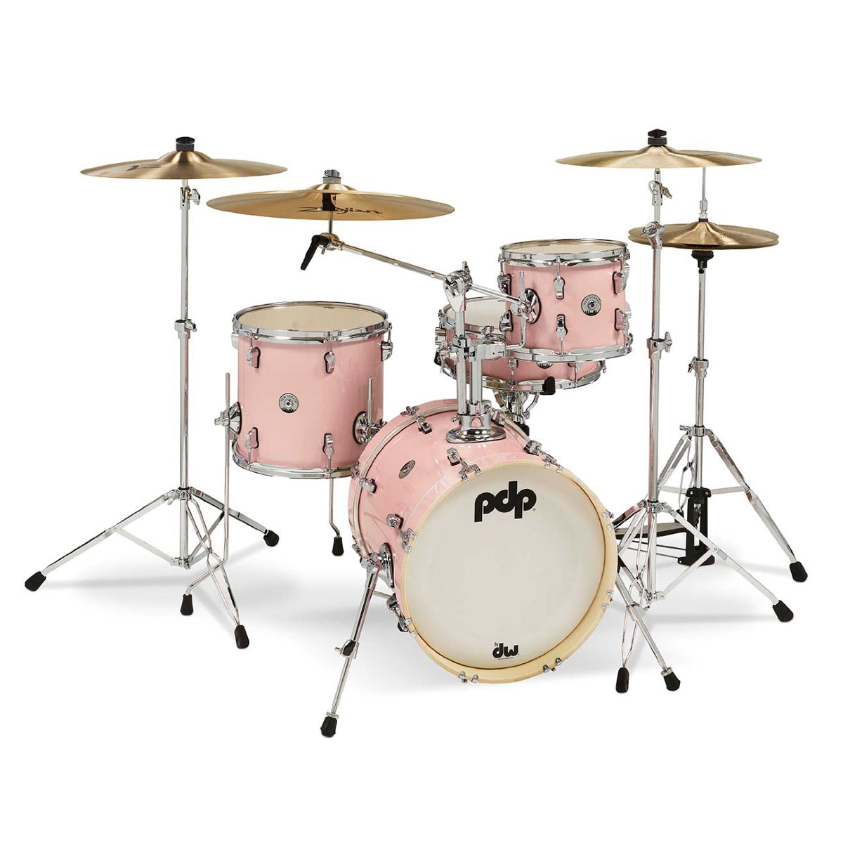 Pacific Drums & Percussion New Yorker Series 4-Piece Kit - Pale Rose Sparkle