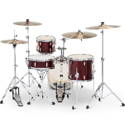 Pacific Drums & Percussion New Yorker 4-Piece Shell Kit - Twisted Cherry