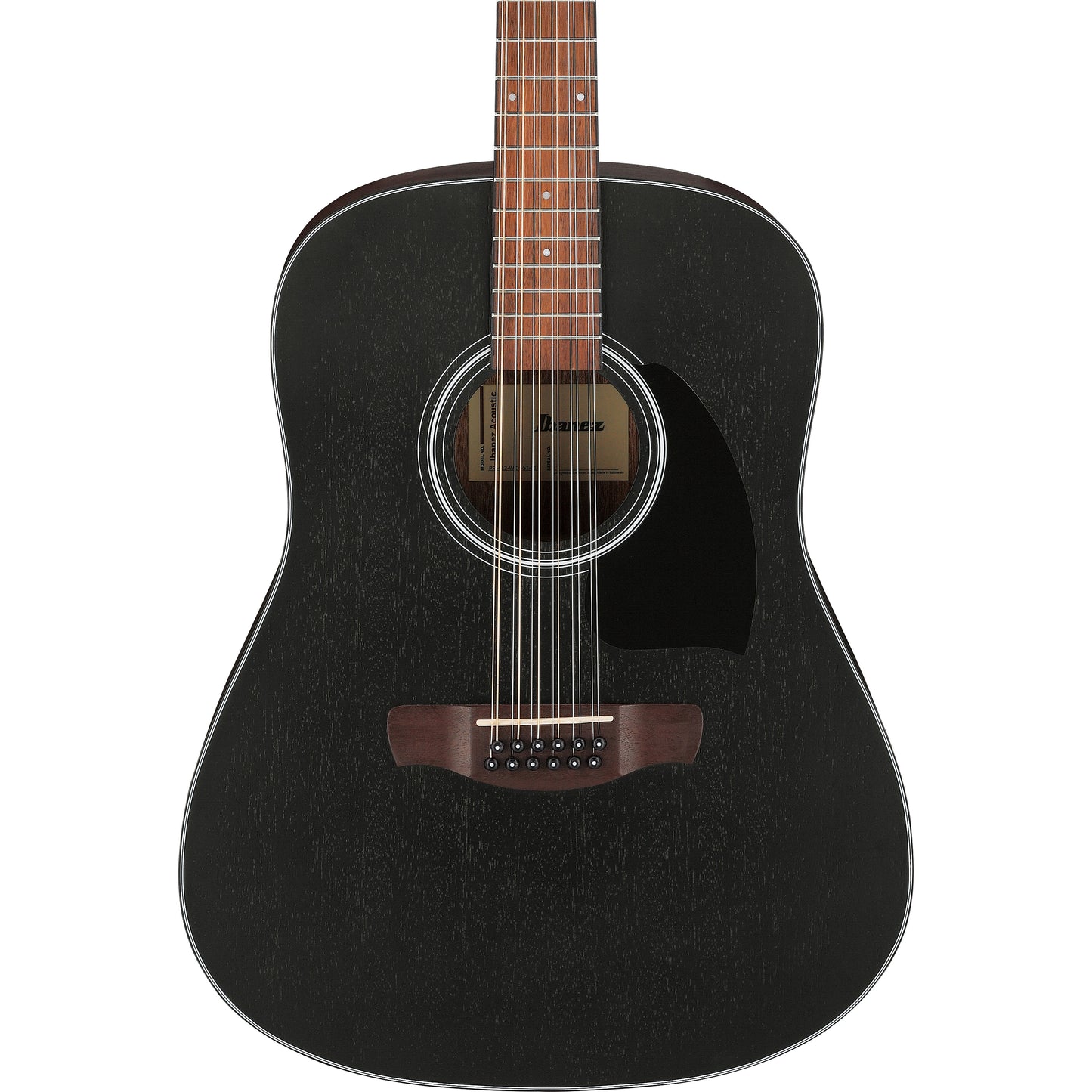 Ibanez PF5412WKH 12 String Dreadnought Acoustic Guitar - Weathered Black