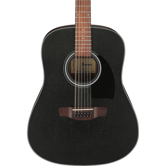 Ibanez PF5412WKH 12 String Dreadnought Acoustic Guitar - Weathered Black