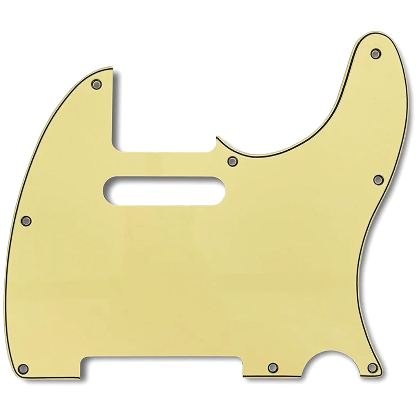 Allparts PG-0562-048 Vintage Cream Pickguard for Telecaster 3 ply - 8 hole