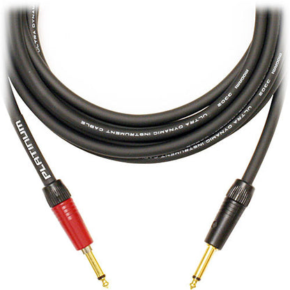 Mogami Platinum TS 1/4"" Male to TS 1/4"" Male Guitar Cable (12')