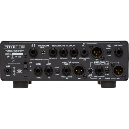 Fryette PL-IR Power Load IR Reactive load + IR + Analog Cab Emulator