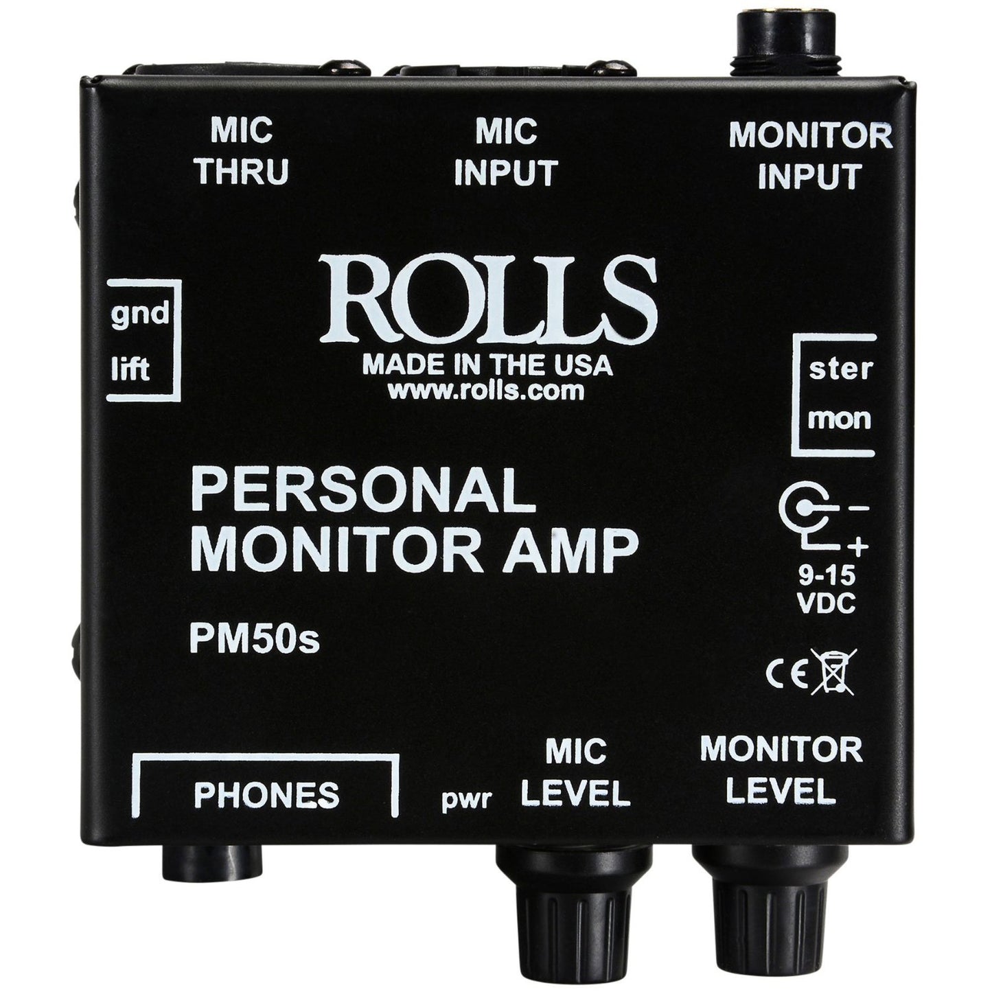 Rolls PM50S Personal Monitor Amplifier System