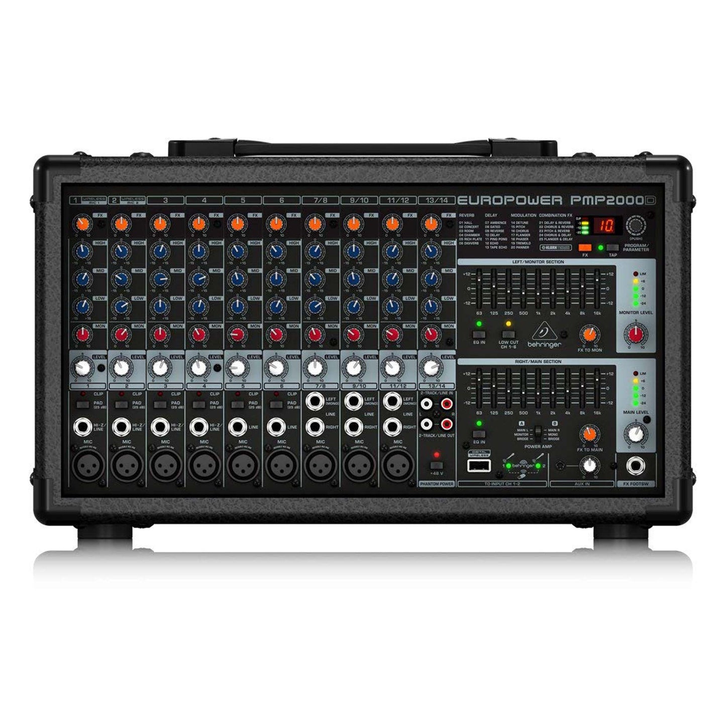 Behringer PMP2000D - 2000W 14-Channel Powered Mixer