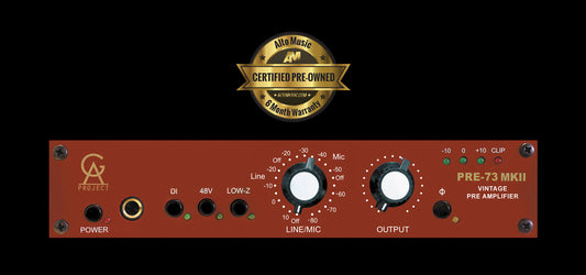 Golden Age Project PRE73 MK2 VINTAGE-Style Mic Pre w/ Power Supply Pre-Owned (PRE73MK2)