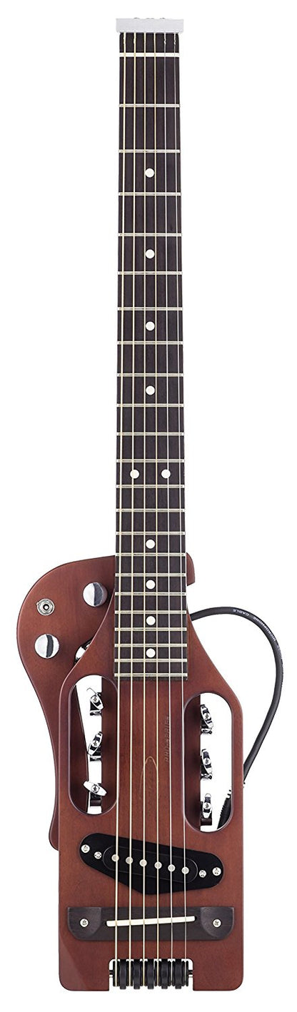 Traveler Guitar Pro-Series Hybrid Acoustic/Electric Guitar w/ Bag, Antique Brown
