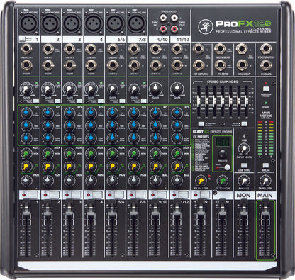 Mackie ProFX12 v2 USB Mixer with FX, 12-Channel (PROFX12V2)