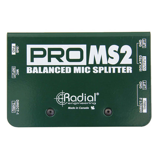 Radial ProMS2 Passive Microphone Splitter
