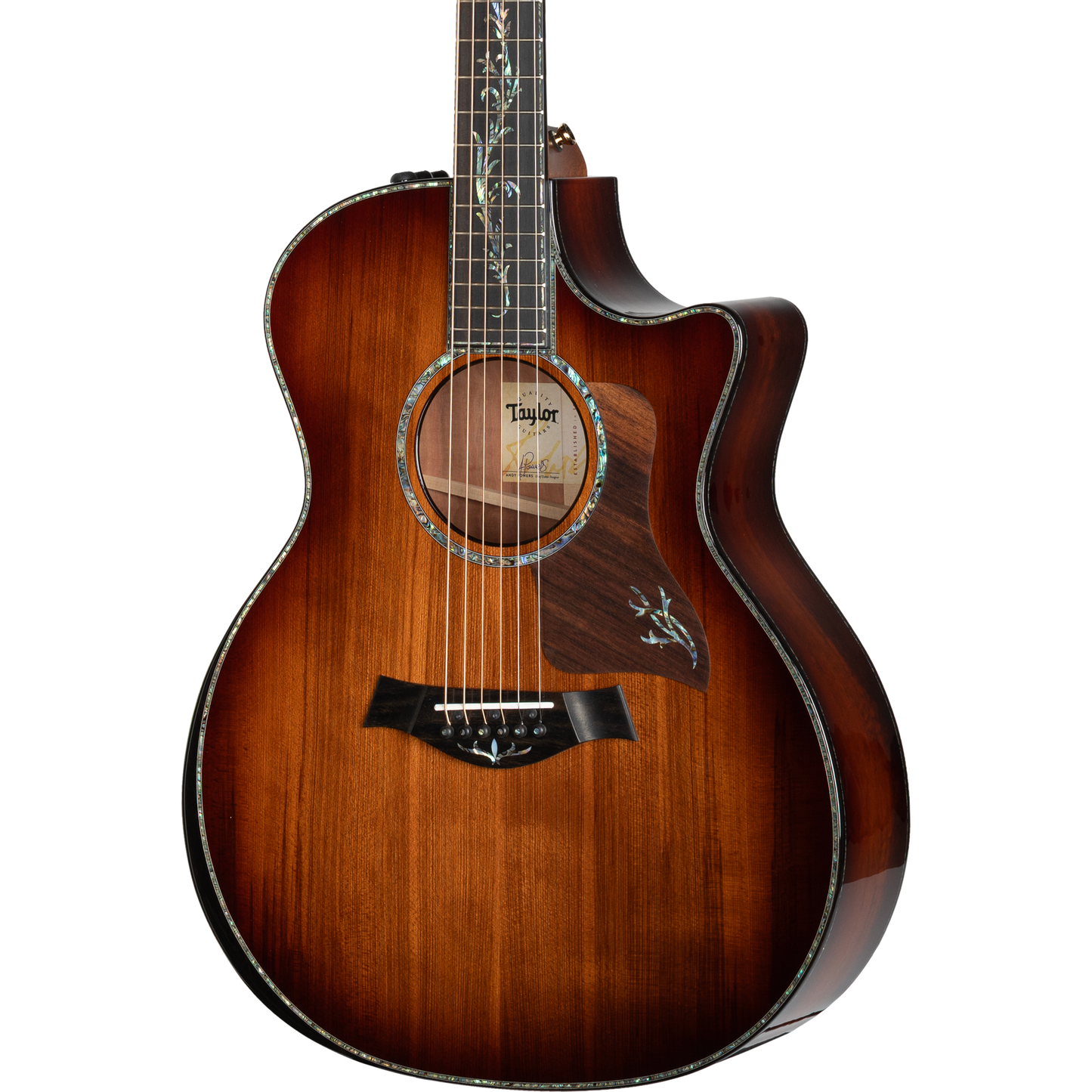 Taylor PS14ce Ironbark/Sinker Redwood Acoustic Electric Guitar - Shaded Edgeburst