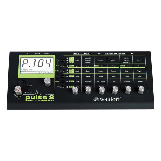 Waldorf Pulse 2 Analog Synthesizer (PULSEII)