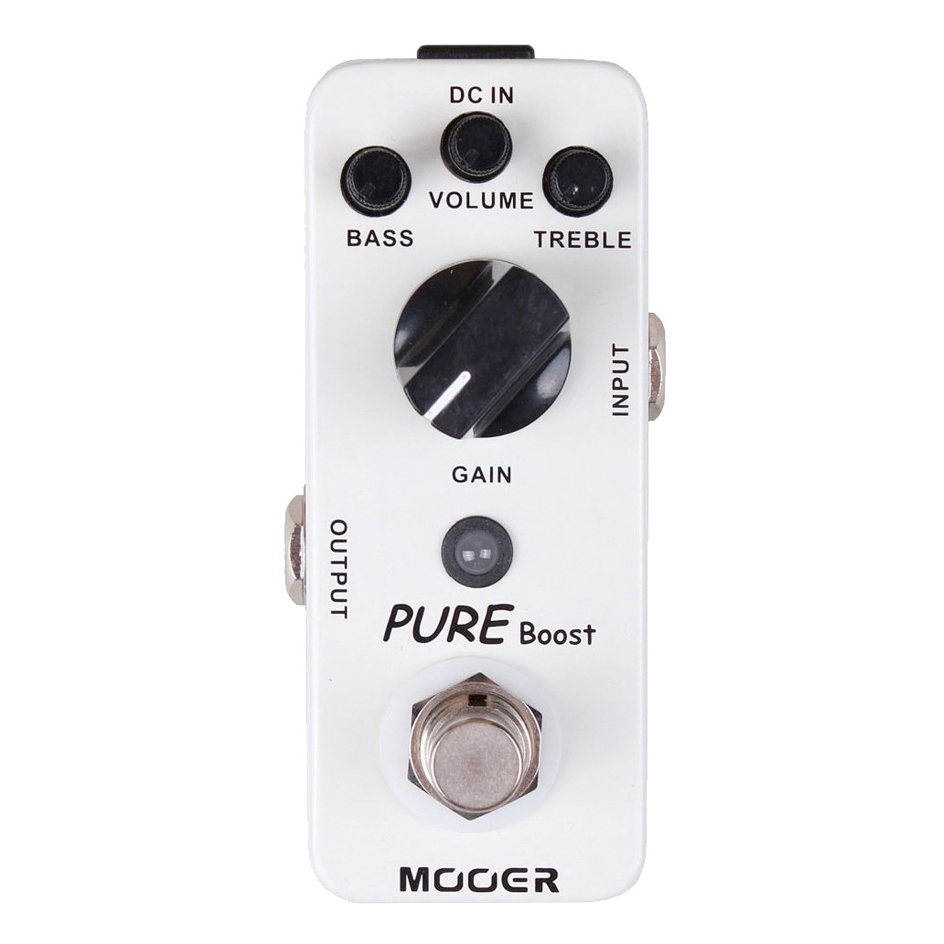 all you can boost pedal Mooer Pure Boost, clean boost pedal, White